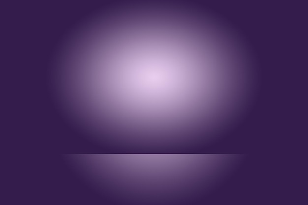 Free photo studio background concept  dark gradient purple studio room background for product