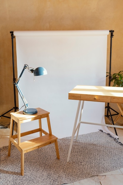 Free Photo studio with props for photography