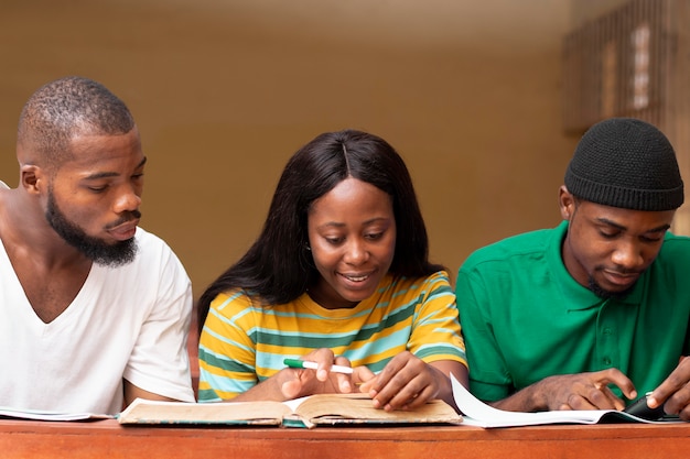 Study group of african people