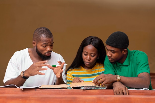 Study group of african people