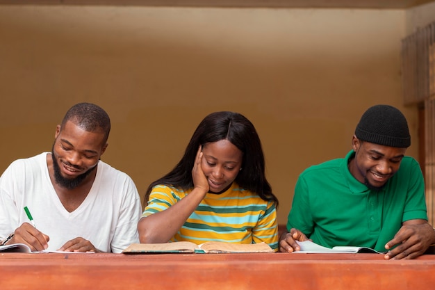 Study group of african people