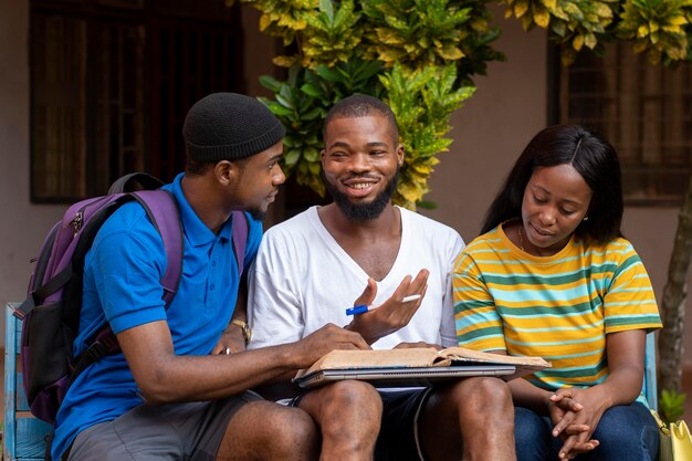 Study group of african people