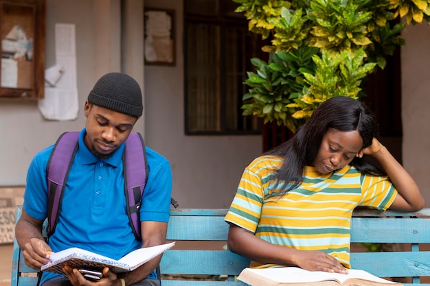 Study group of african people