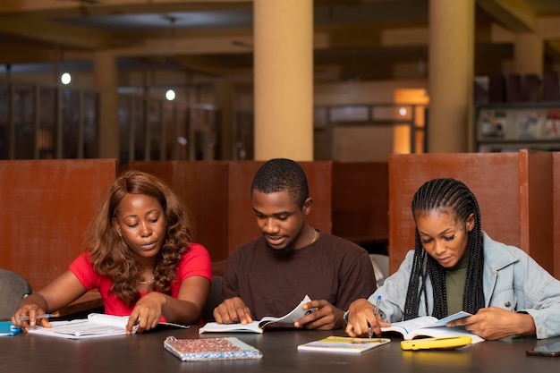 Study group of african people