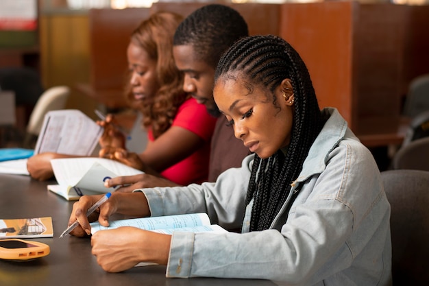 Study group of african people