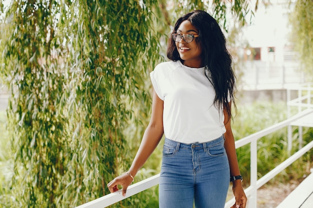 Stylish black girl