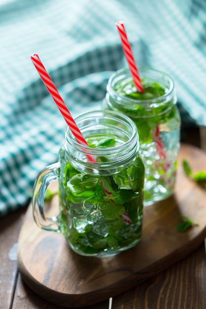 Summer mojito cocktail