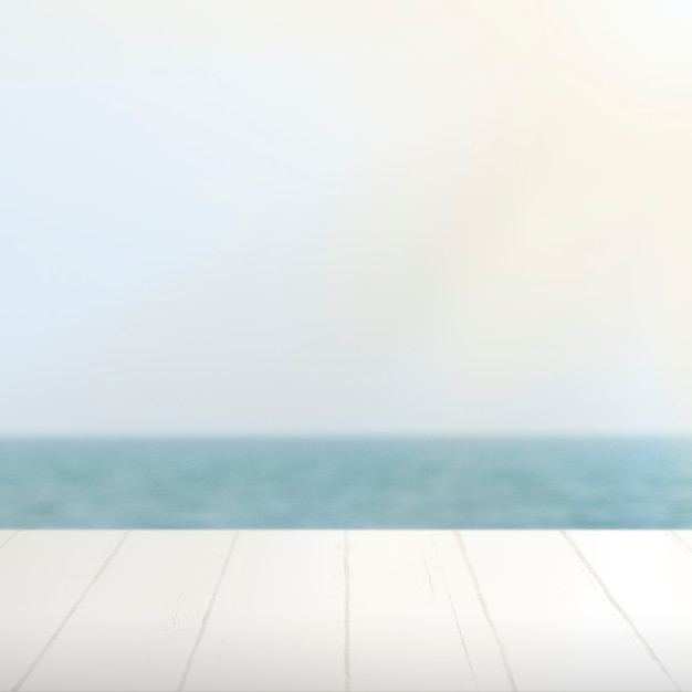 Free photo summer product backdrop, blue sea background