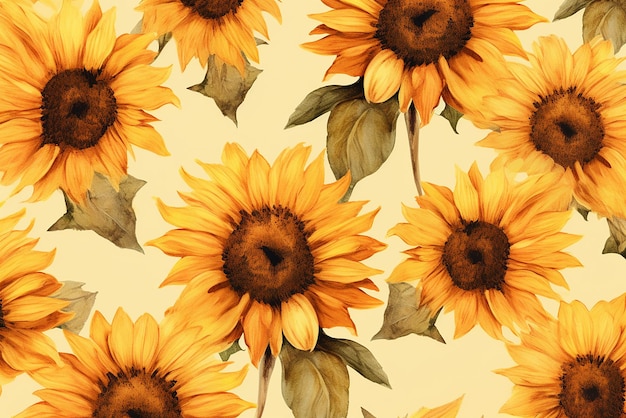 Free photo a sunflower background