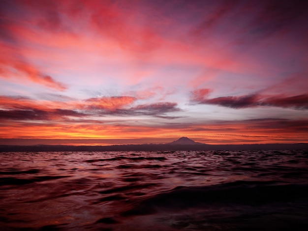 Free Photo sunrise on the puget sound