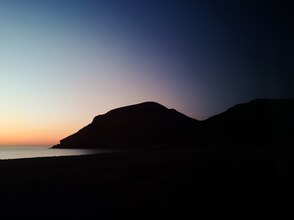 Mountain silhouettes