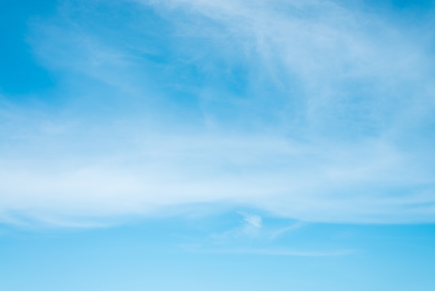 Sunshine clouds sky during morning background. Blue,white pastel heaven,soft focus lens flare sunlight. Abstract blurred cyan gradient of peaceful nature. Open view out windows beautiful summer spring