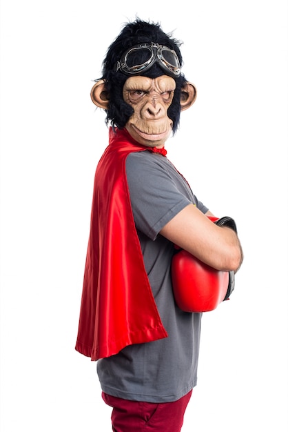 Free photo superhero monkey man