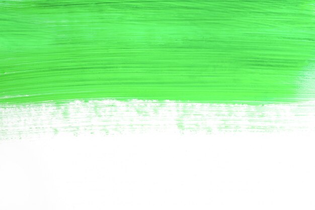 Surface in green paint