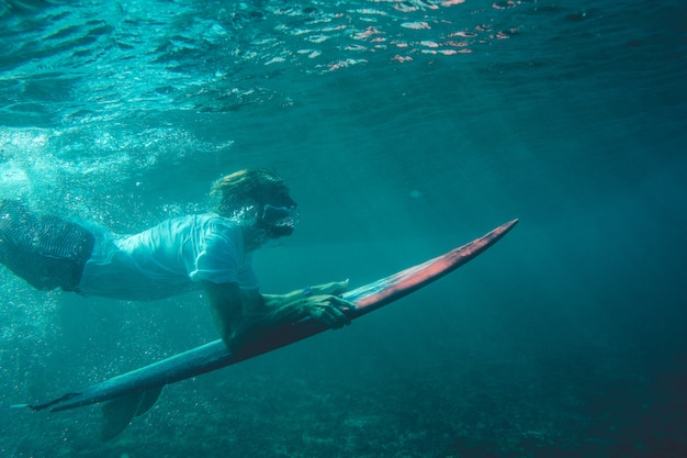 surfer in the ocean