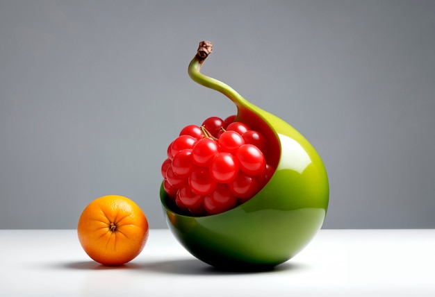 Free Photo surreal fruit in studio