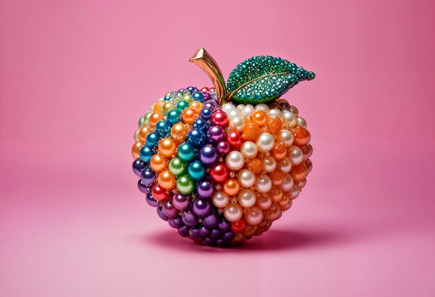 Surreal fruit in studio