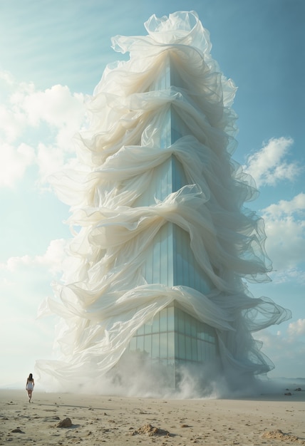 Free Photo surrealistic architecture  concept