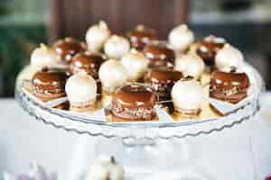 Free photo sweet caramel candy for table decoration