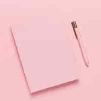 Free photo sweet pink paper for mock up