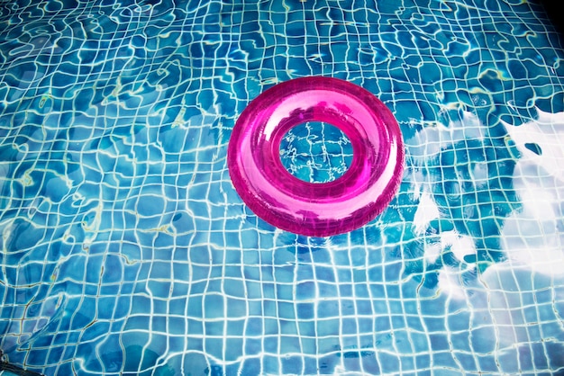 Free Photo swimming buoy floating in the pool