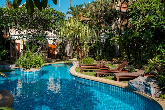 swimming pool at resort