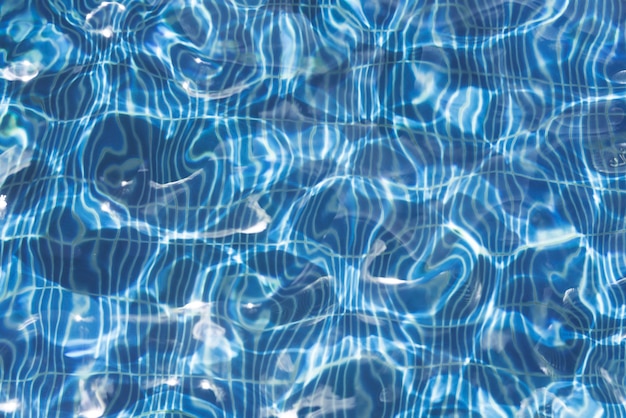 Free photo swimming pool top view