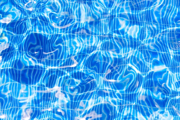 Free photo swimming pool water textured background