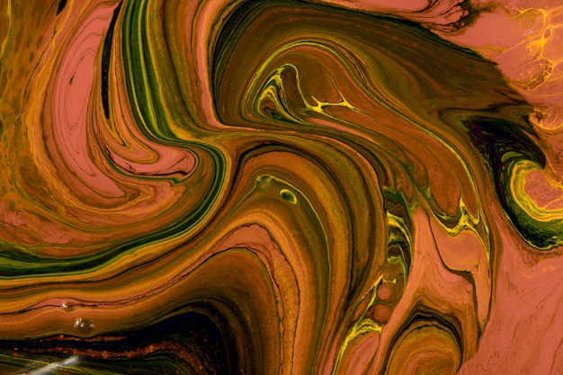 Swirl of mixing paint