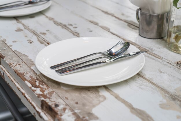 table set on dinning table