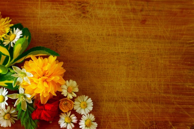 Table with flowers