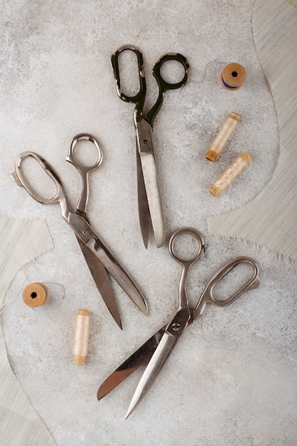 Tailoring items arrangement still life