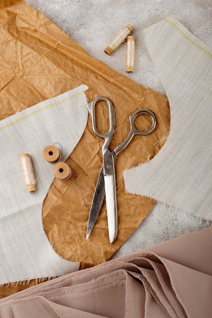 Tailoring items arrangement still life