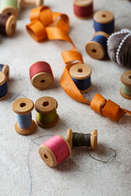 Tailoring items arrangement still life