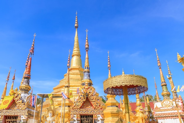 Free Photo tak thailand december 24 2018 wat phra borommathat temple at ban tak distict the golden myanmar style pagoda contain buddha relic inside