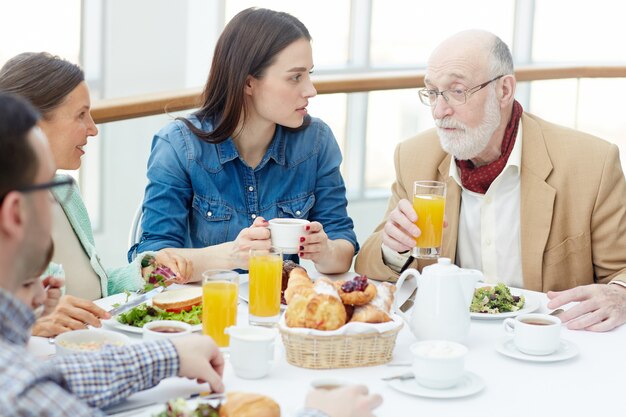 Talk by breakfast