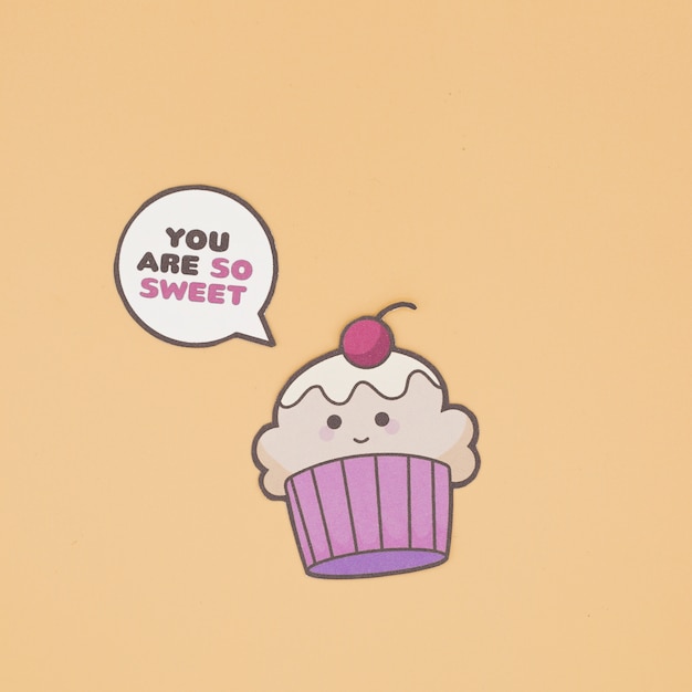 Talking cupcake