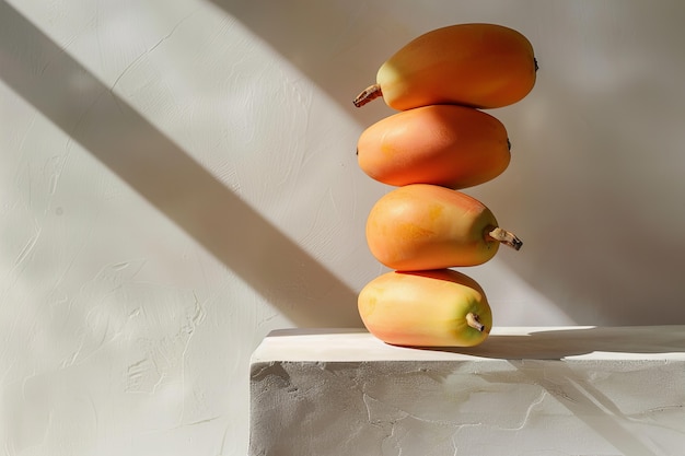 Free Photo tasty  papaya still life