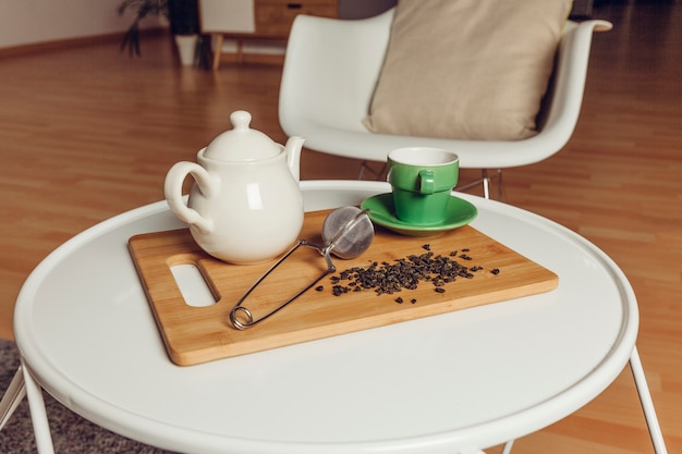 Free photo tea concept