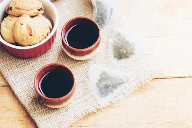 Tea and cookie