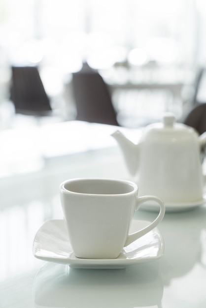 tea cup on the table