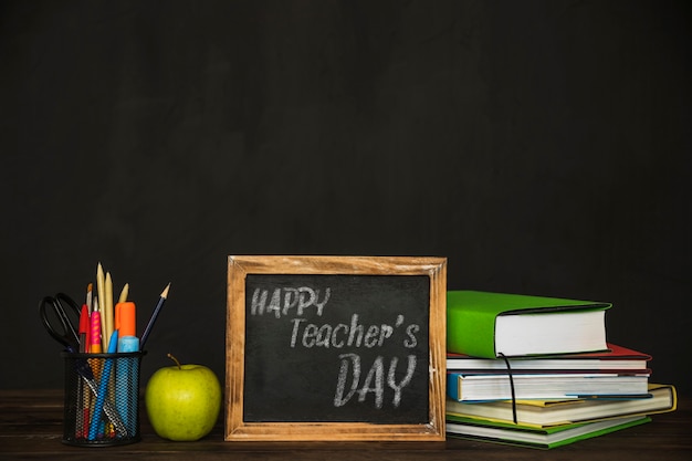 Free photo teacher's day congratulations