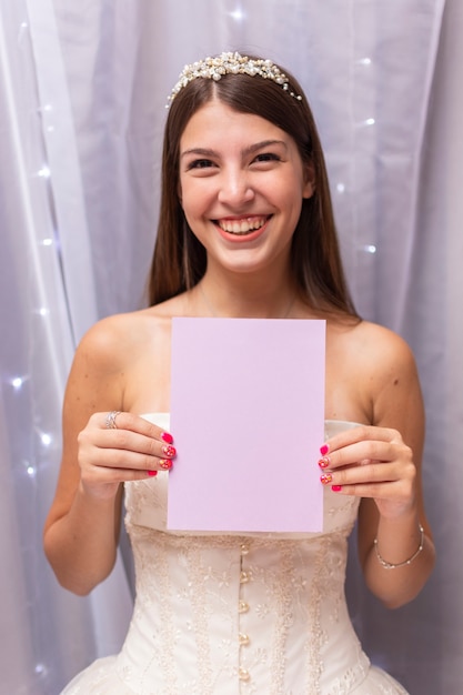 Free Photo teenage girl celebrating her birthday party