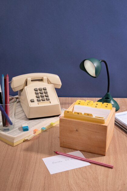 Telephone directory and old phone