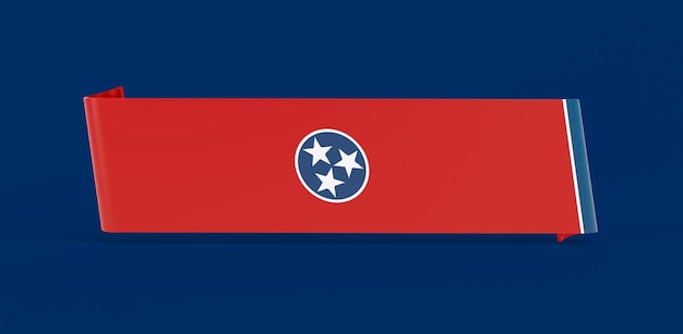 Free photo tennessee flag banner