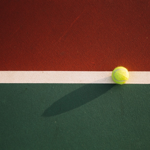 Free Photo tennis ball on the field