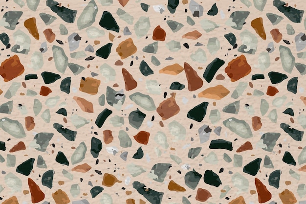 Free photo terrazzo pattern background, abstract design