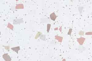 Free photo terrazzo textured floor