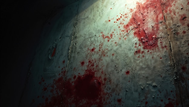 Terrifying texture of blood splashed wall