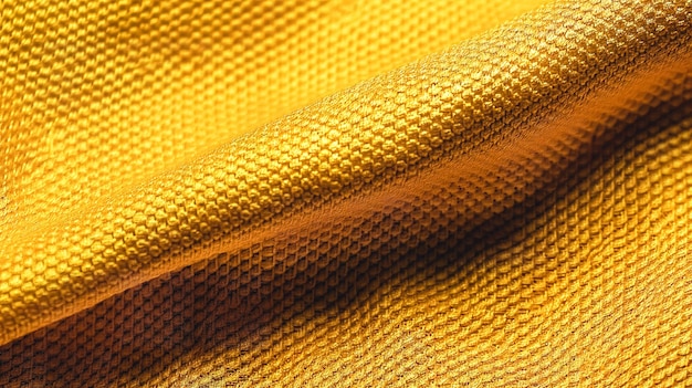 Texture background with golden fabric generative AI